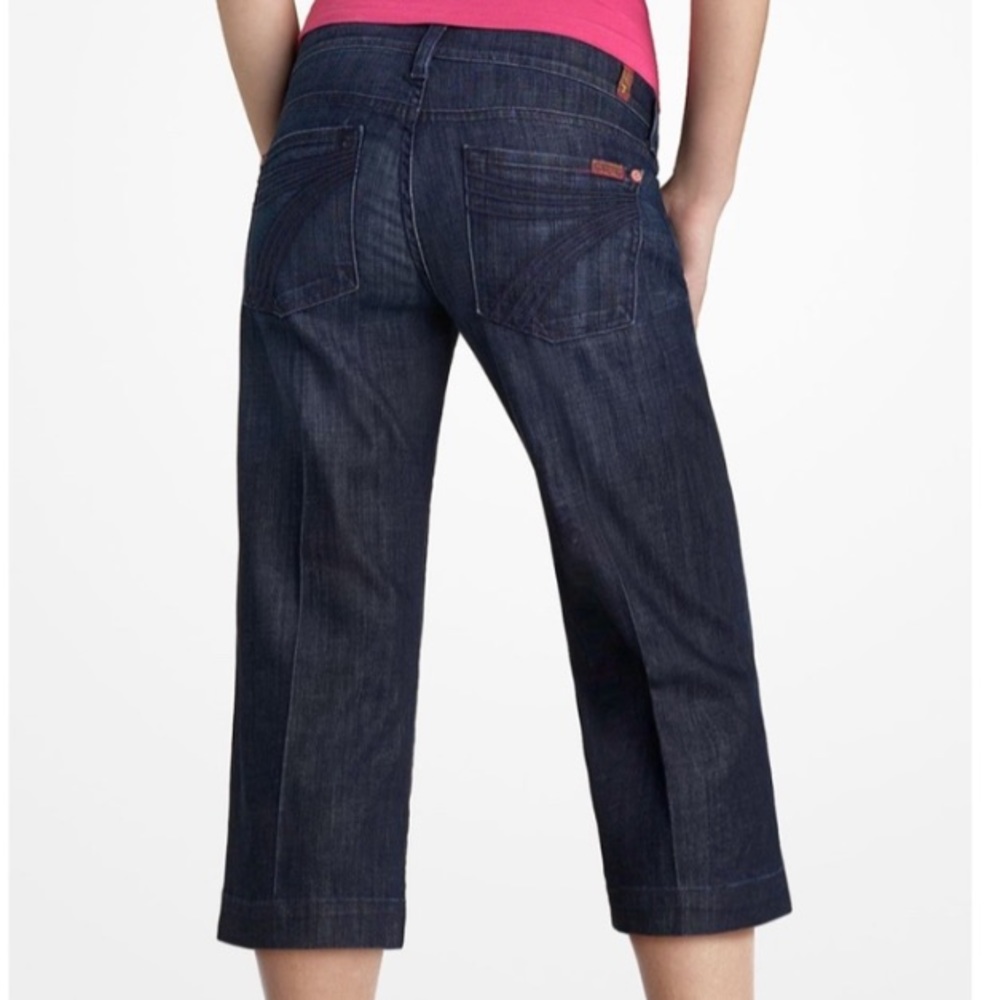 7 For All Mankind Denim Crop Dojo Jeans Size 26
